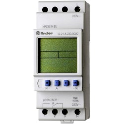 Finder 12.21.8.230.0000 Schakelklok voor DIN-rails 230 V/AC 1x wisselcontact 16 A 250 V/AC Weekprogramma