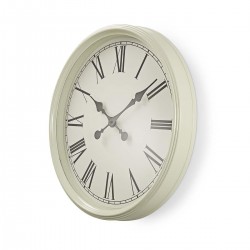Nedis Ronde wandklok Diameter 50 cm Antieken stijl Wit