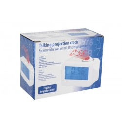 Klok sprekend en projectie