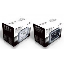 Bureauklok lichtalarm 11x9cm