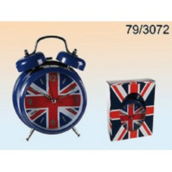 Wekker Union Jack 20x15 cm
