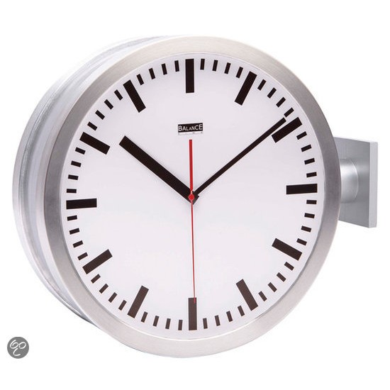 Balance He-clock-87 Dubbelzijdige Stationsklok