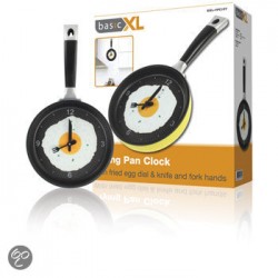 BasicXL Koekenpan Klok Geel