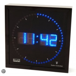 Balance He-clock-27 Aluminium Led Wandklok