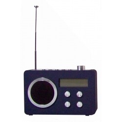 Digitale FM Radio - wekker (blauw)